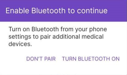 Bluetooth Pop-up