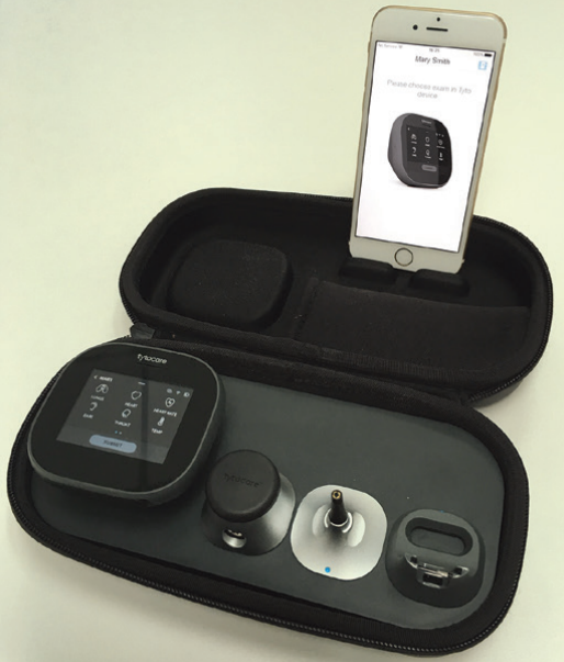 TytoPro Stand and Device Placement