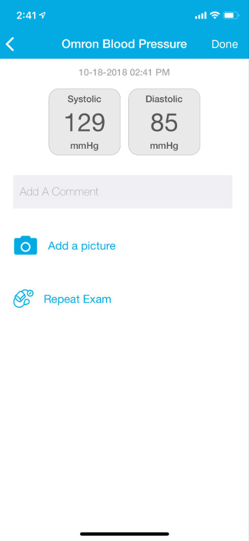 Verify Blood Pressure Results