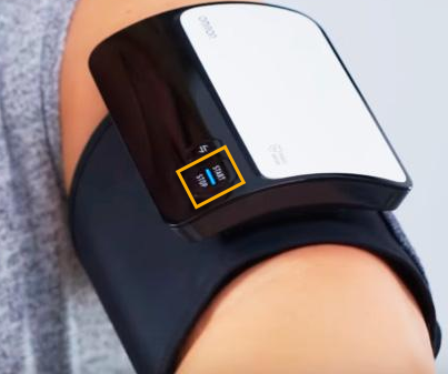 Omron EVOLV Start Button