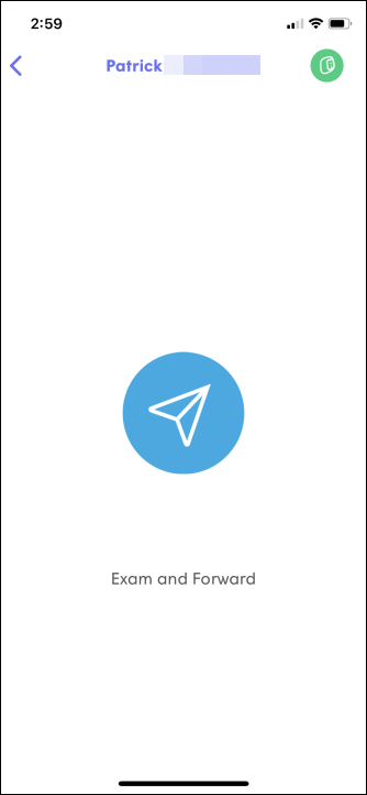 Select Exam and Forward