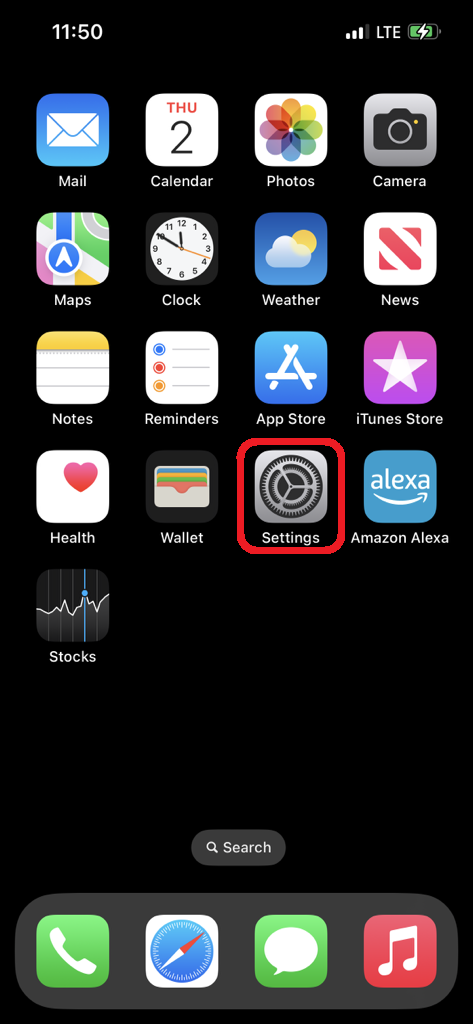 iOS Settings