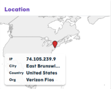 Location Widget IP Interface